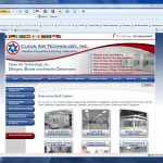 Clean Air Technology Industrial Web Design Portfolio Example